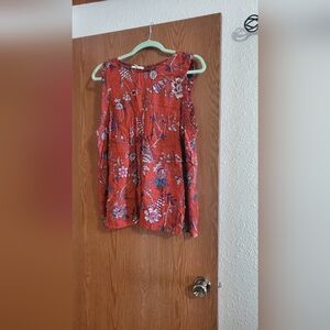 Floral Sleeveless Top